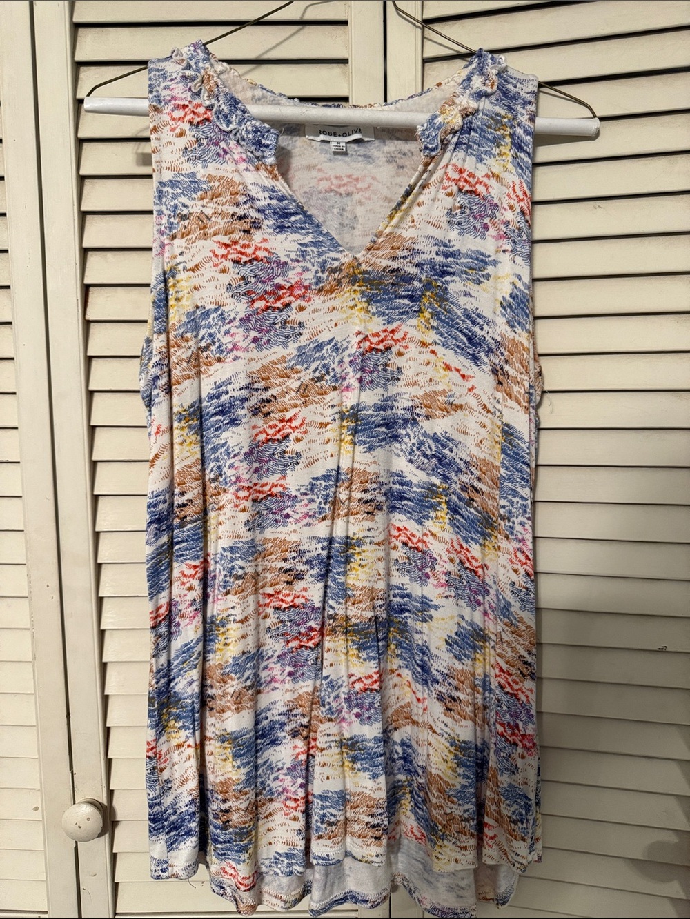 Whimsical lightweight top perfect for cooling off on hot days